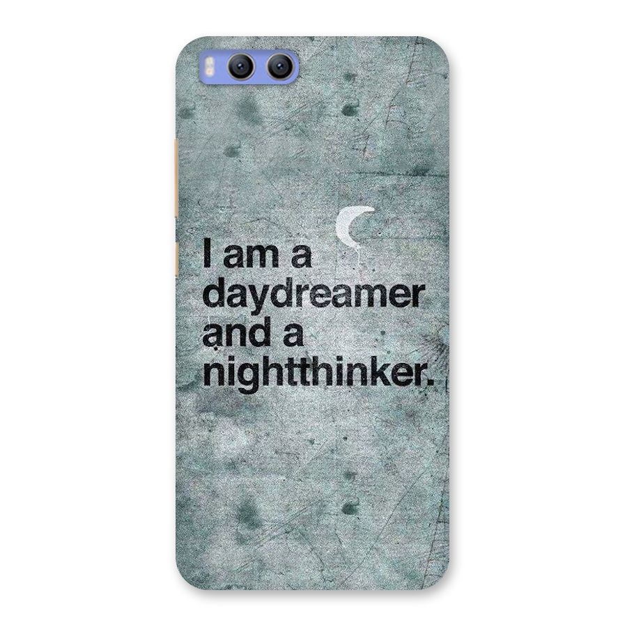 Day Dreamer Night Thinker Back Case for Xiaomi Mi 6