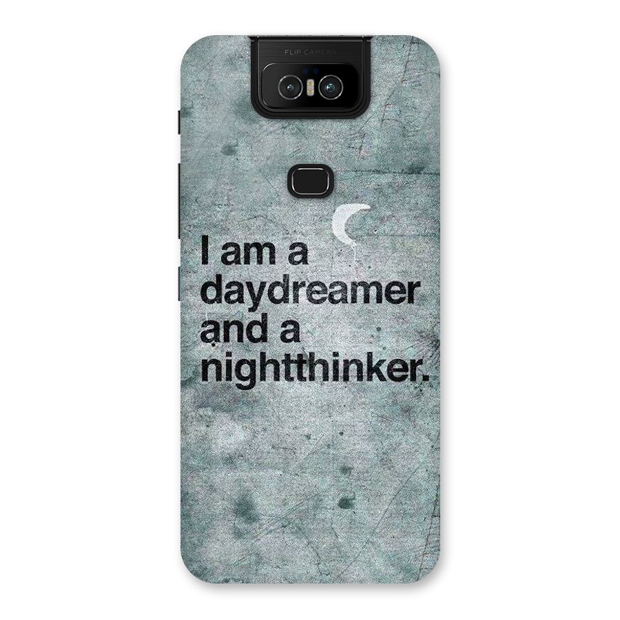 Day Dreamer Night Thinker Back Case for Zenfone 6z