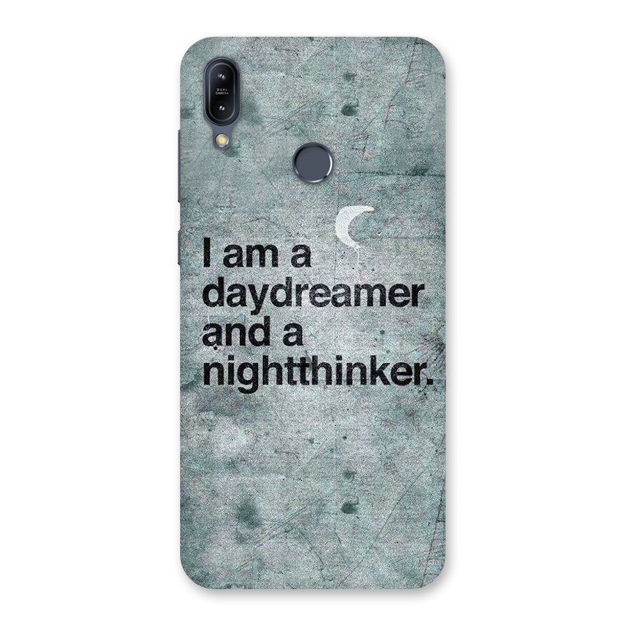 Day Dreamer Night Thinker Back Case for Zenfone Max M2