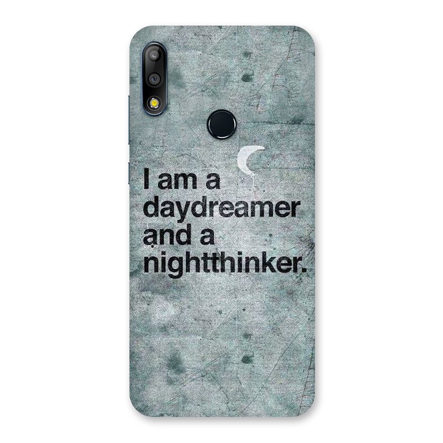 Day Dreamer Night Thinker Back Case for Zenfone Max Pro M2