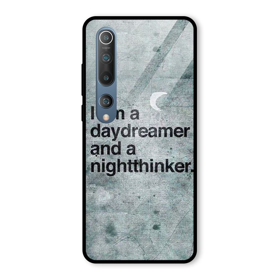 Day Dreamer Night Thinker Glass Back Case for Mi 10