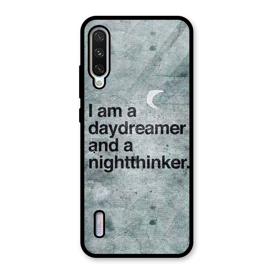 Day Dreamer Night Thinker Glass Back Case for Mi A3