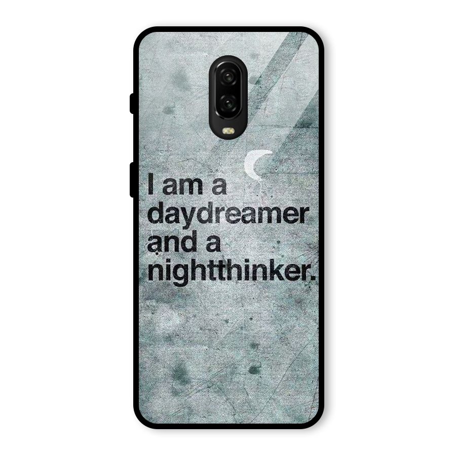Day Dreamer Night Thinker Glass Back Case for OnePlus 6T