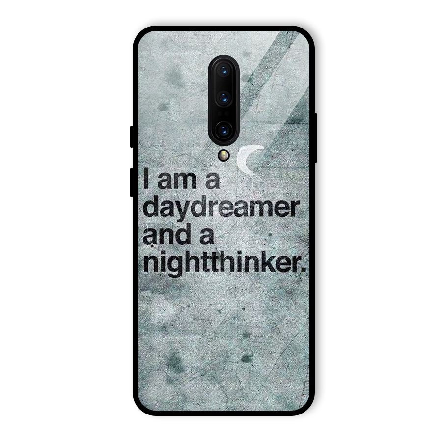 Day Dreamer Night Thinker Glass Back Case for OnePlus 7 Pro