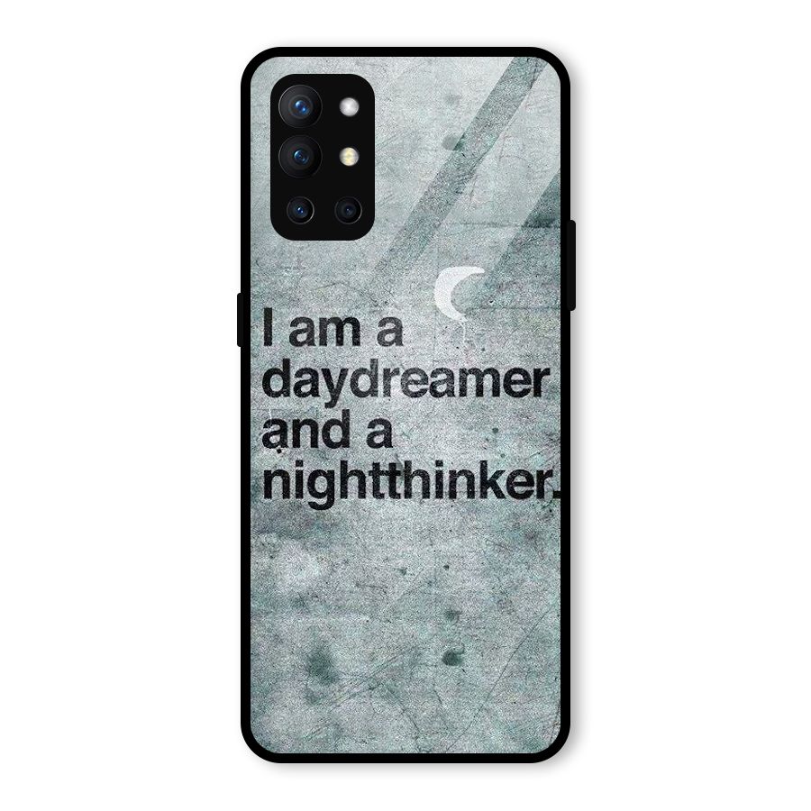 Day Dreamer Night Thinker Glass Back Case for OnePlus 9R