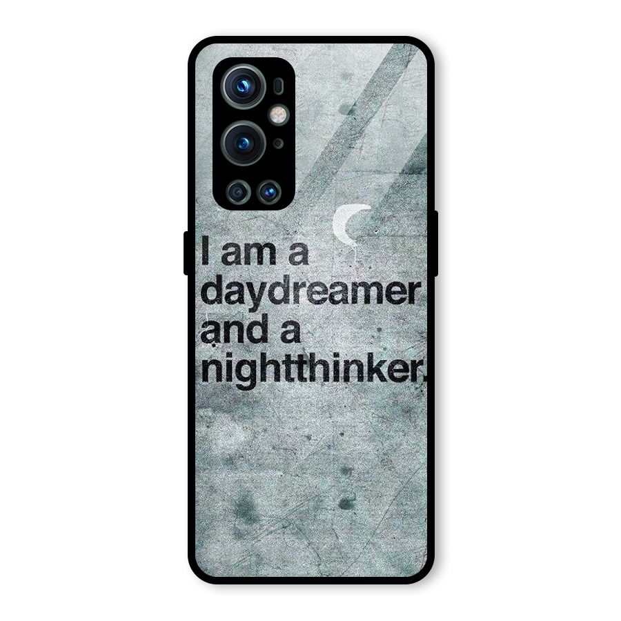 Day Dreamer Night Thinker Glass Back Case for OnePlus 9 Pro