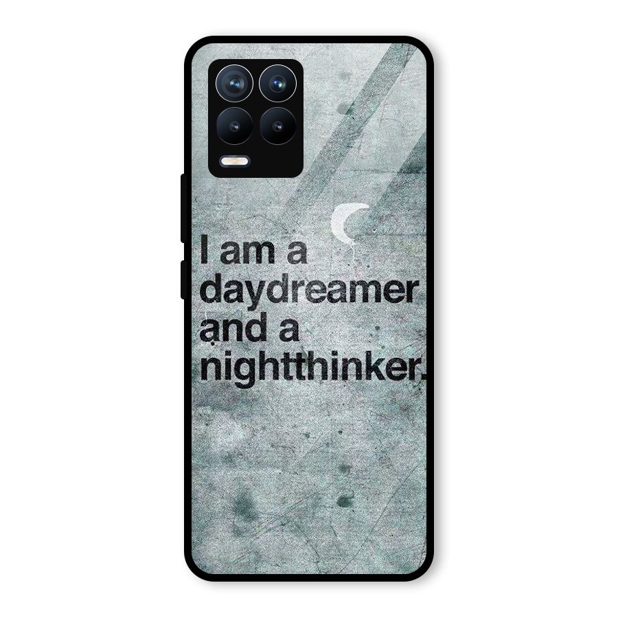 Day Dreamer Night Thinker Glass Back Case for Realme 8 Pro