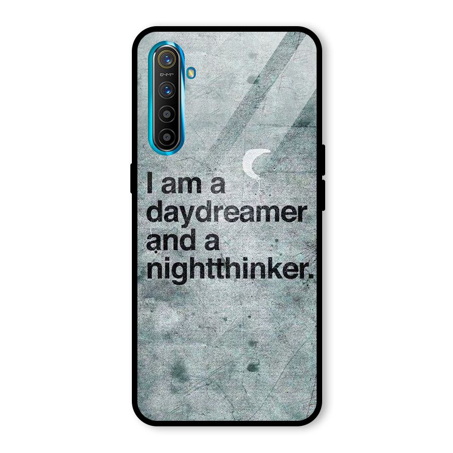 Day Dreamer Night Thinker Glass Back Case for Realme X2