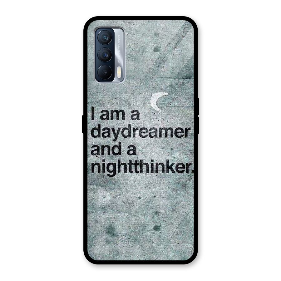 Day Dreamer Night Thinker Glass Back Case for Realme X7