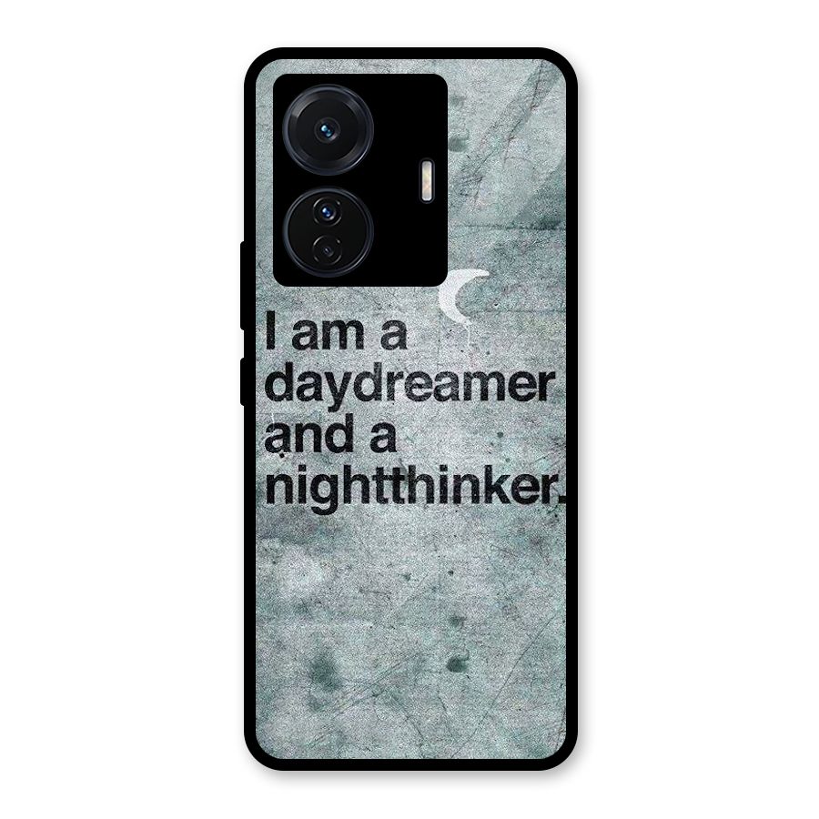 Day Dreamer Night Thinker Glass Back Case for Vivo T1 Pro