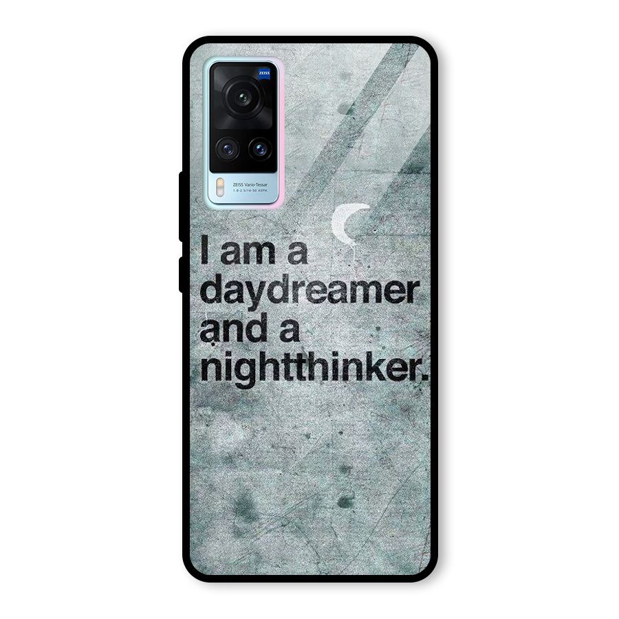 Day Dreamer Night Thinker Glass Back Case for Vivo X60