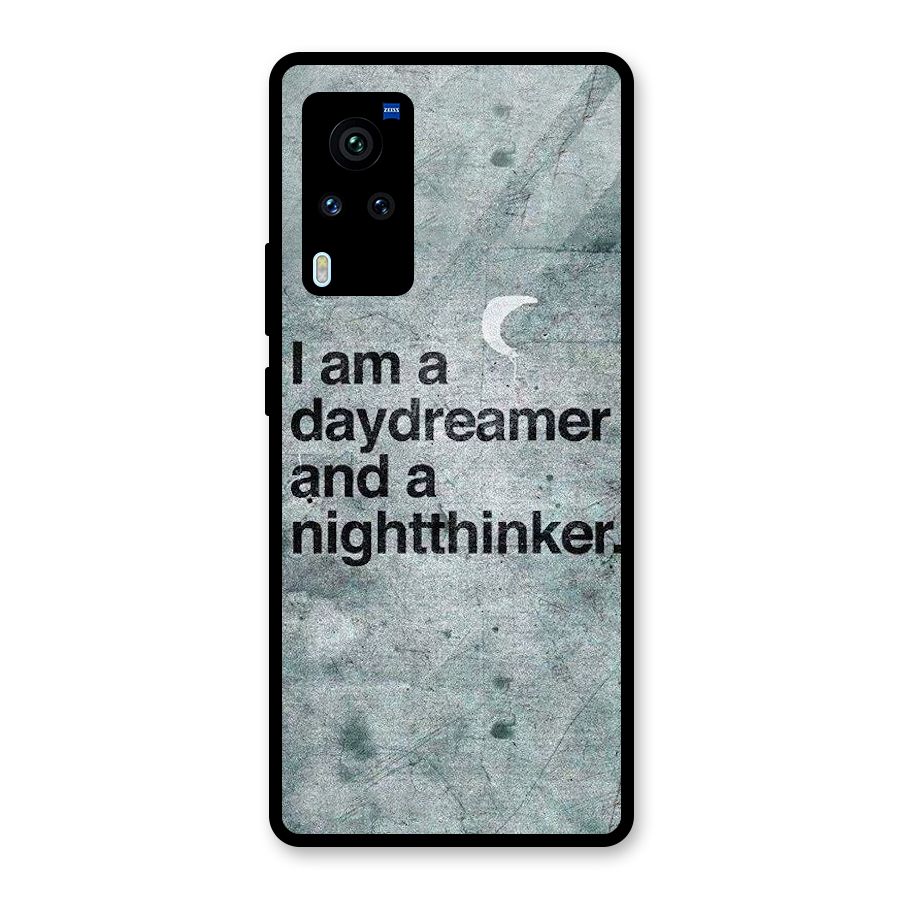 Day Dreamer Night Thinker Glass Back Case for Vivo X60 Pro