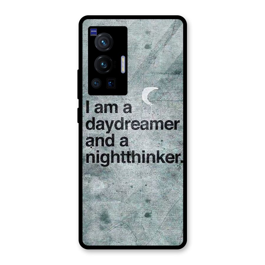 Day Dreamer Night Thinker Glass Back Case for Vivo X70 Pro