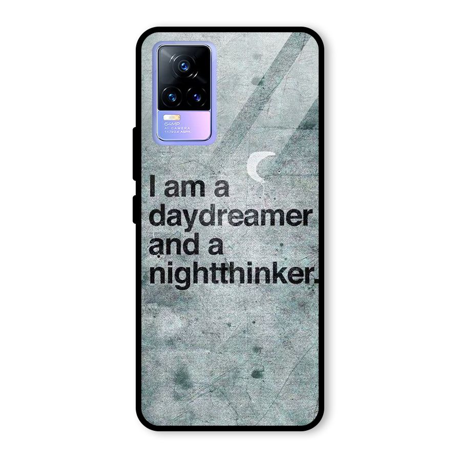 Day Dreamer Night Thinker Glass Back Case for Vivo Y73