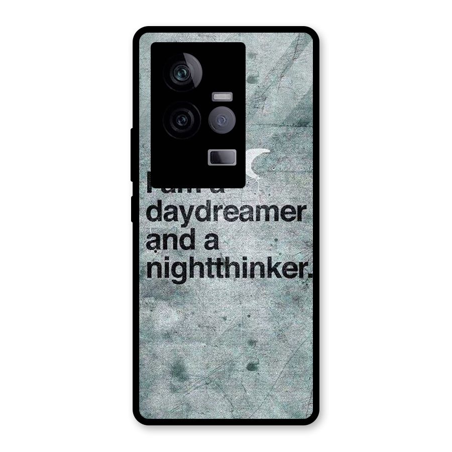 Day Dreamer Night Thinker Glass Back Case for Vivo iQOO 11 5G