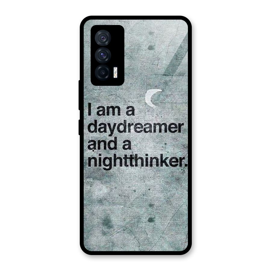Day Dreamer Night Thinker Glass Back Case for Vivo iQOO 7 5G