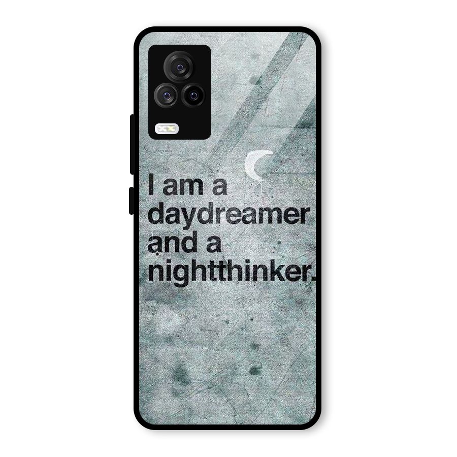 Day Dreamer Night Thinker Glass Back Case for Vivo iQOO 7 Legend 5G