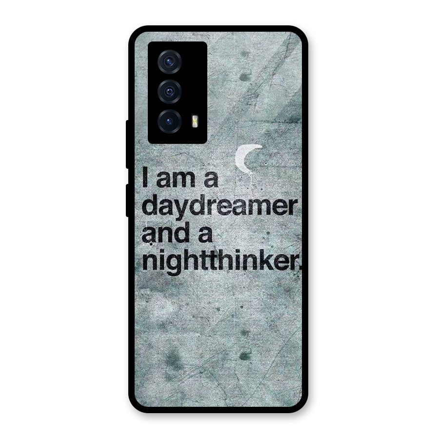 Day Dreamer Night Thinker Glass Back Case for Vivo iQOO Z5