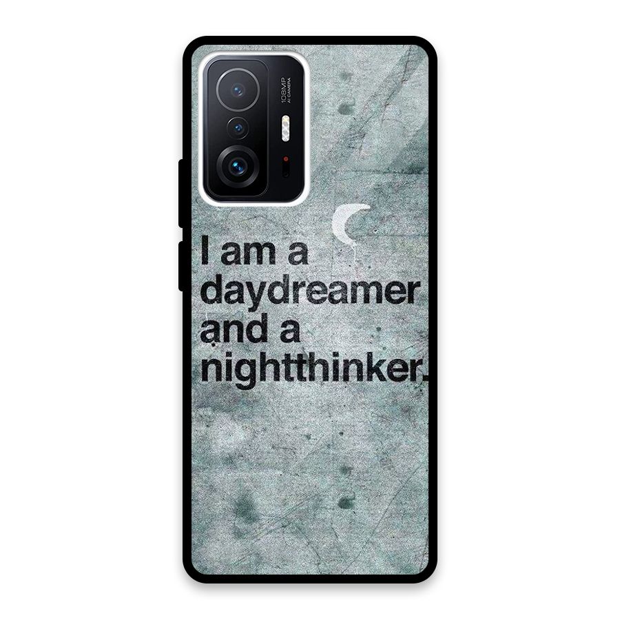 Day Dreamer Night Thinker Glass Back Case for Xiaomi 11T Pro