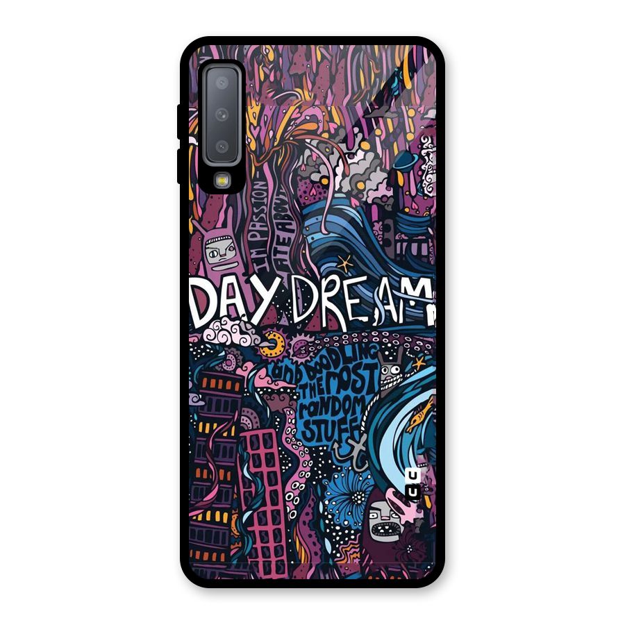 Daydream Design Glass Back Case for Galaxy A7 (2018)