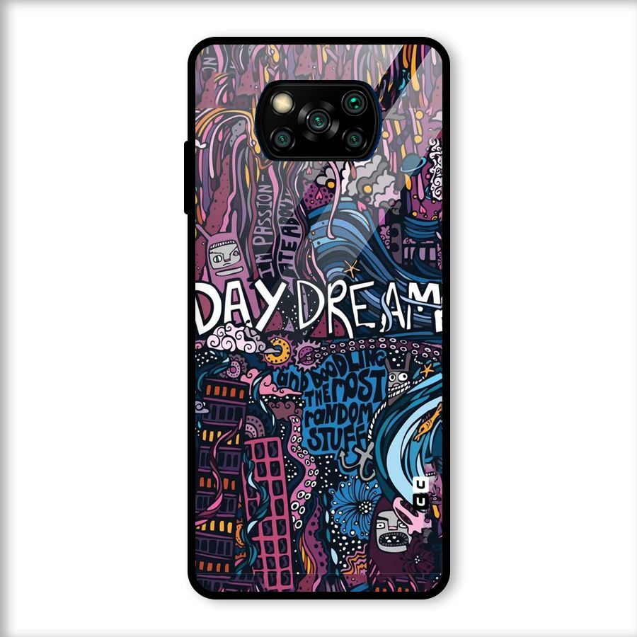 Daydream Design Glass Back Case for Poco X3