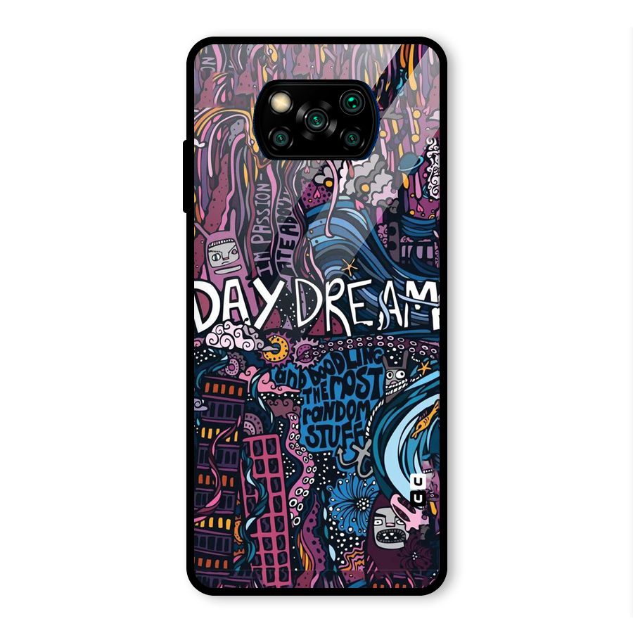 Daydream Design Glass Back Case for Poco X3 Pro