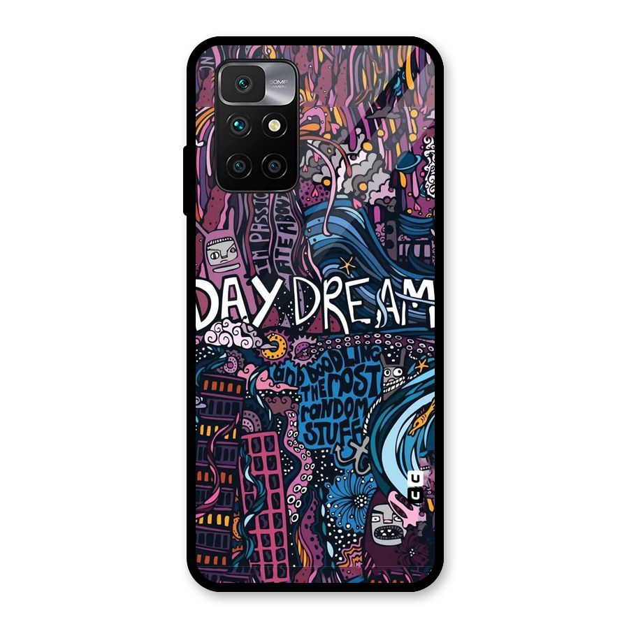 Daydream Design Glass Back Case for Redmi 10 Prime