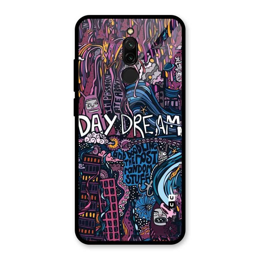 Daydream Design Glass Back Case for Redmi 8