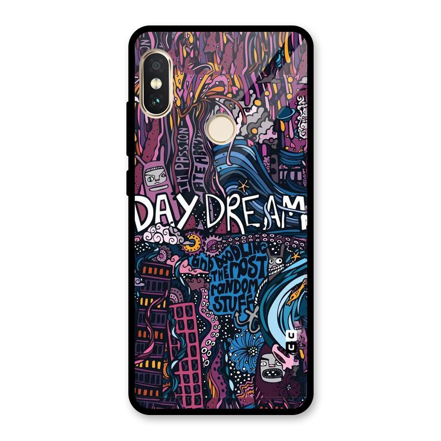 Daydream Design Glass Back Case for Redmi Note 5 Pro
