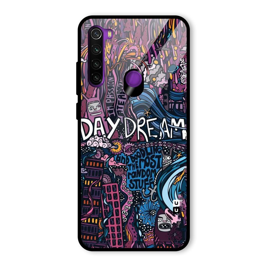Daydream Design Glass Back Case for Redmi Note 8