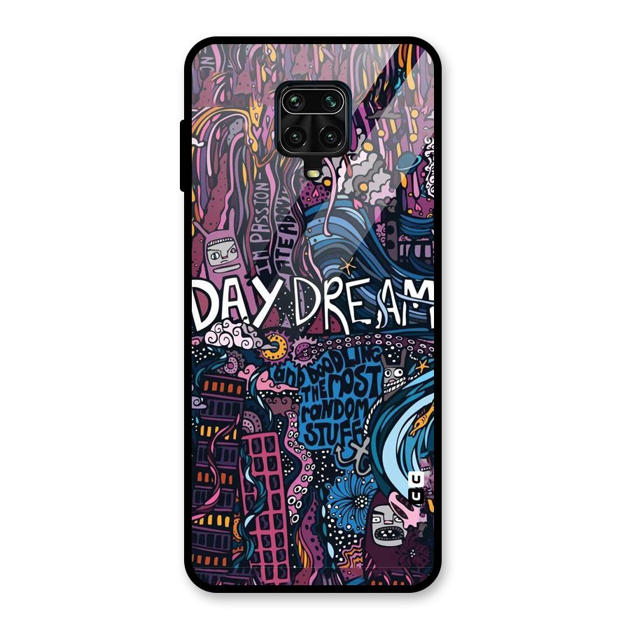 Daydream Design Glass Back Case for Redmi Note 9 Pro