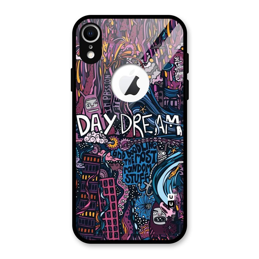 Daydream Design Glass Back Case for iPhone XR Logo Cut