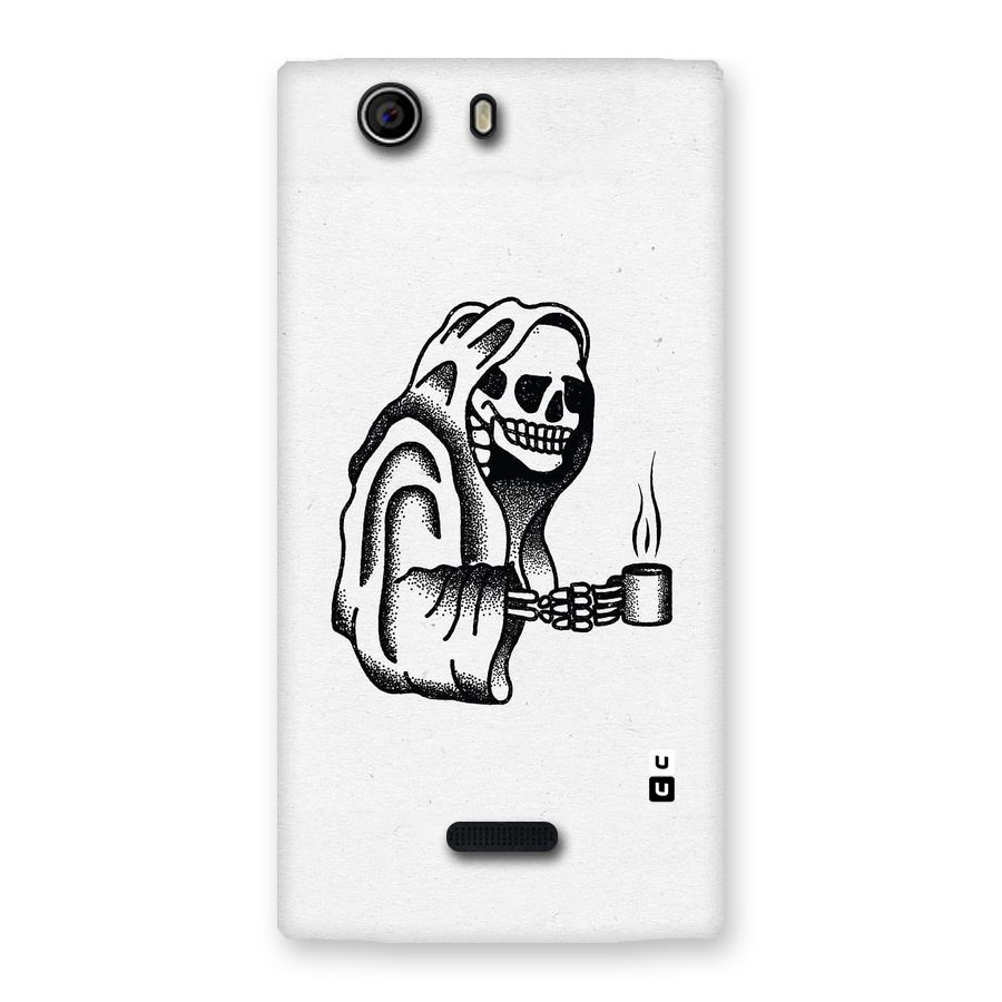 Dead But Coffee Back Case for Canvas Nitro 2 E311
