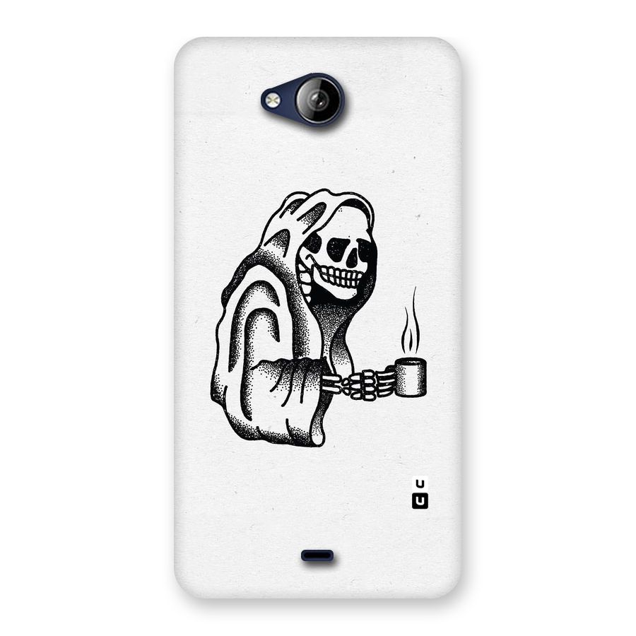 Dead But Coffee Back Case for Canvas Play Q355