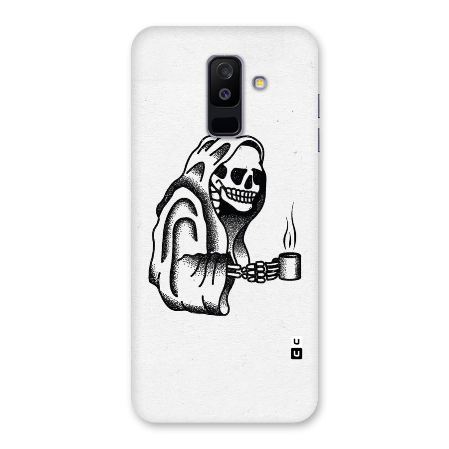 Dead But Coffee Back Case for Galaxy A6 Plus