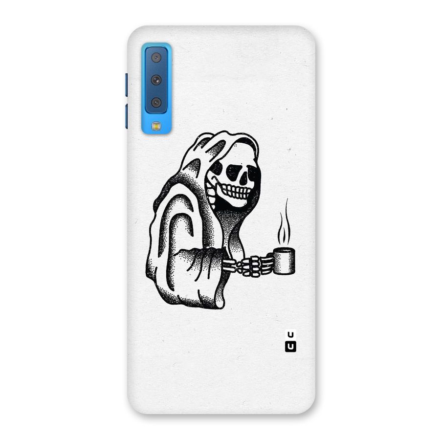 Dead But Coffee Back Case for Galaxy A7 (2018)