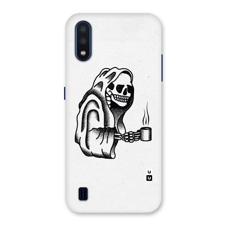 Dead But Coffee Back Case for Galaxy M01