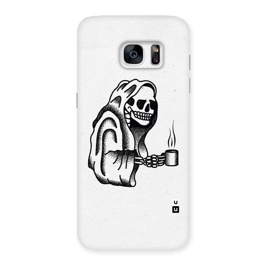 Dead But Coffee Back Case for Galaxy S7 Edge