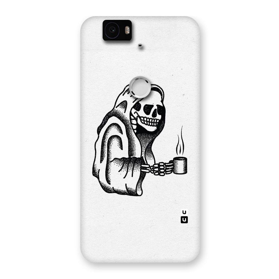 Dead But Coffee Back Case for Google Nexus-6P