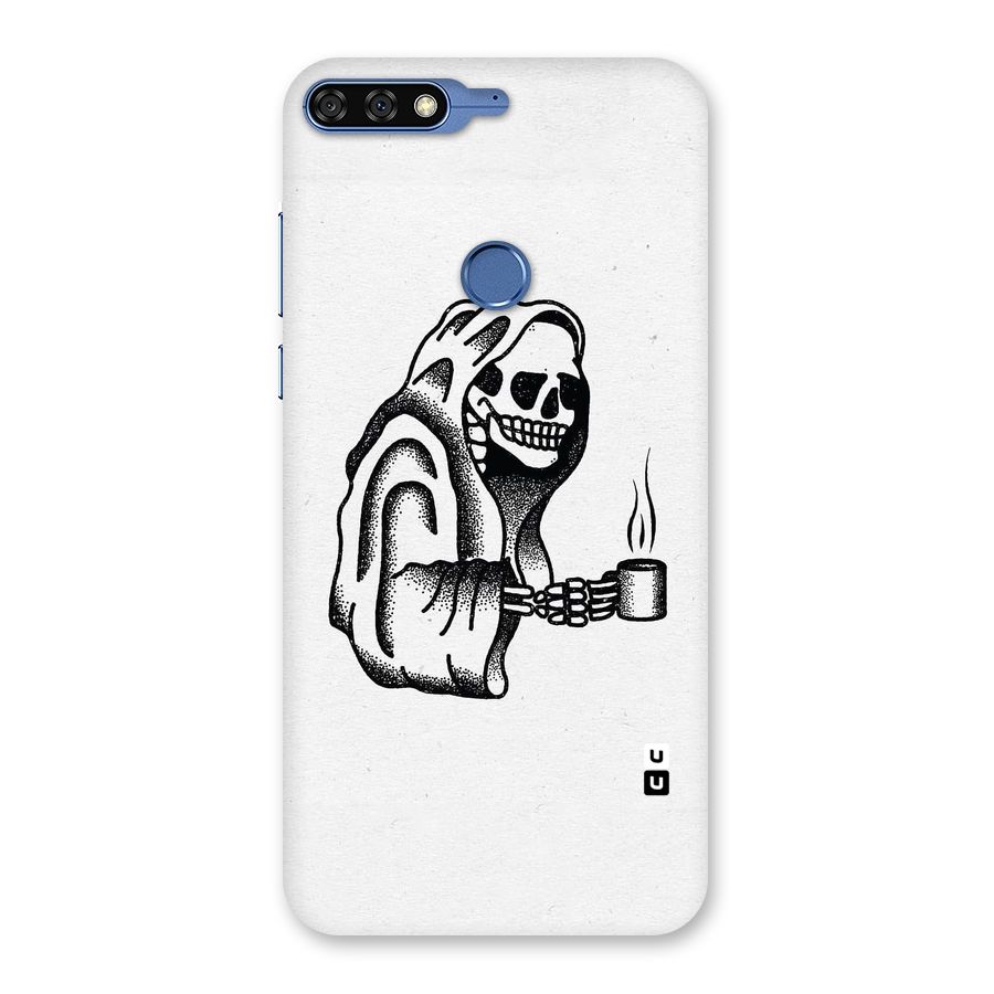 Dead But Coffee Back Case for Honor 7C