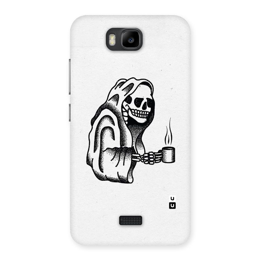 Dead But Coffee Back Case for Honor Bee