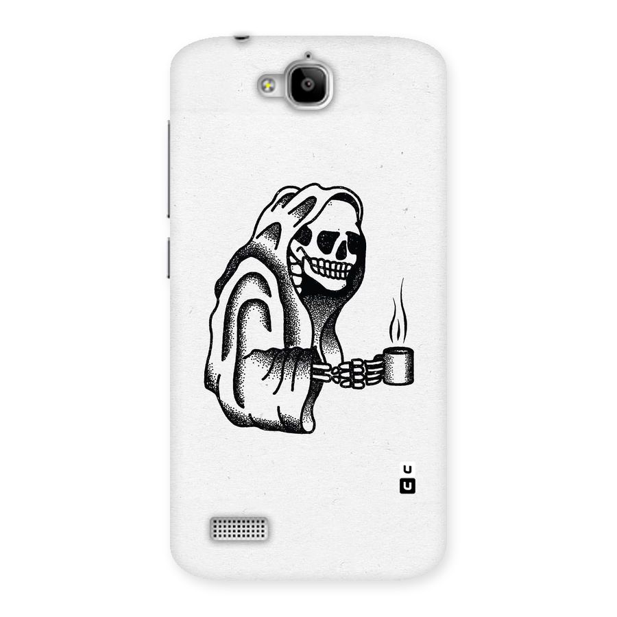 Dead But Coffee Back Case for Honor Holly