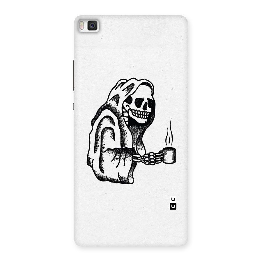 Dead But Coffee Back Case for Huawei P8