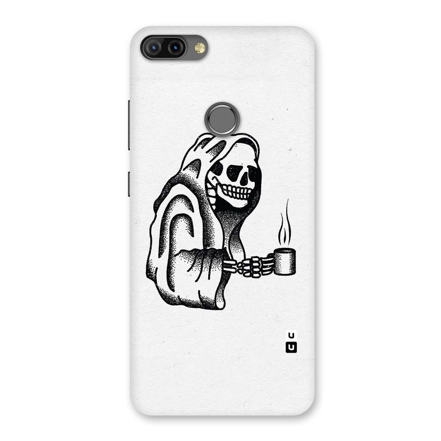 Dead But Coffee Back Case for Infinix Hot 6 Pro