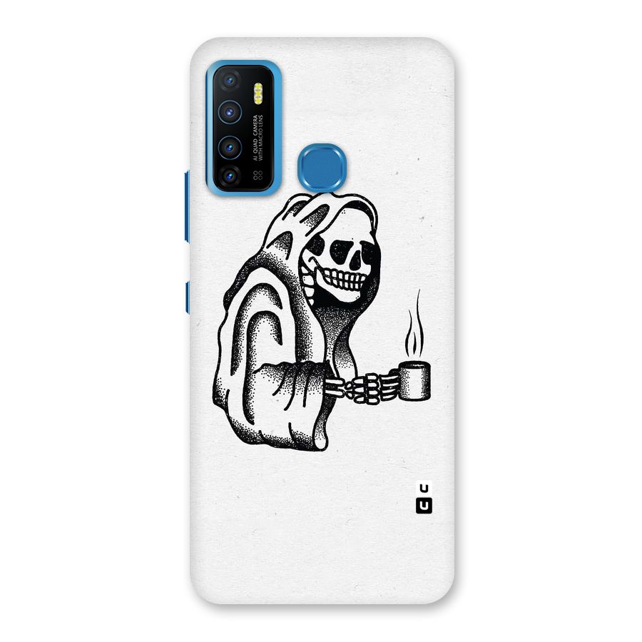 Dead But Coffee Back Case for Infinix Hot 9