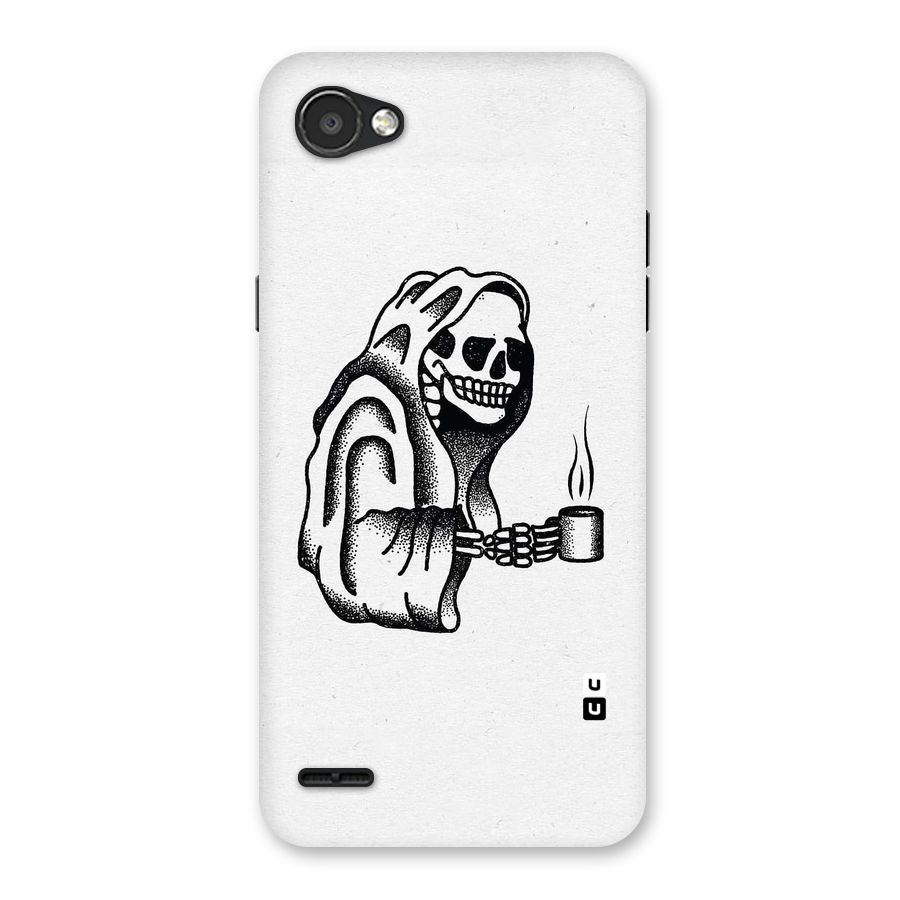 Dead But Coffee Back Case for LG Q6
