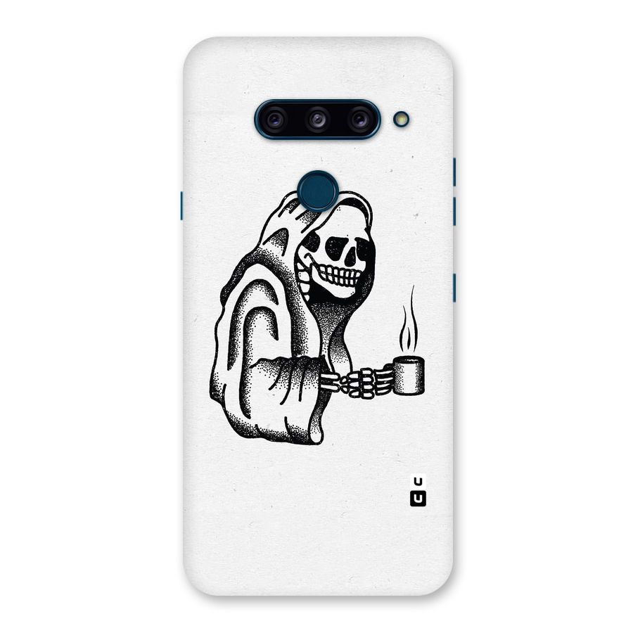 Dead But Coffee Back Case for LG  V40 ThinQ