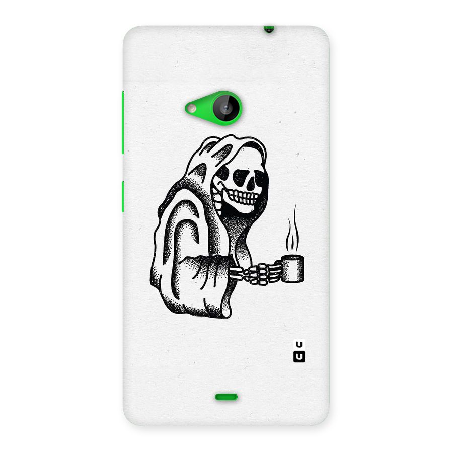 Dead But Coffee Back Case for Lumia 535