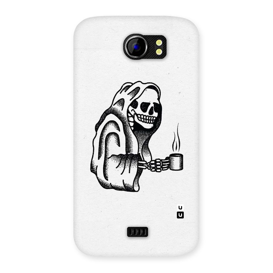 Dead But Coffee Back Case for Micromax Canvas 2 A110