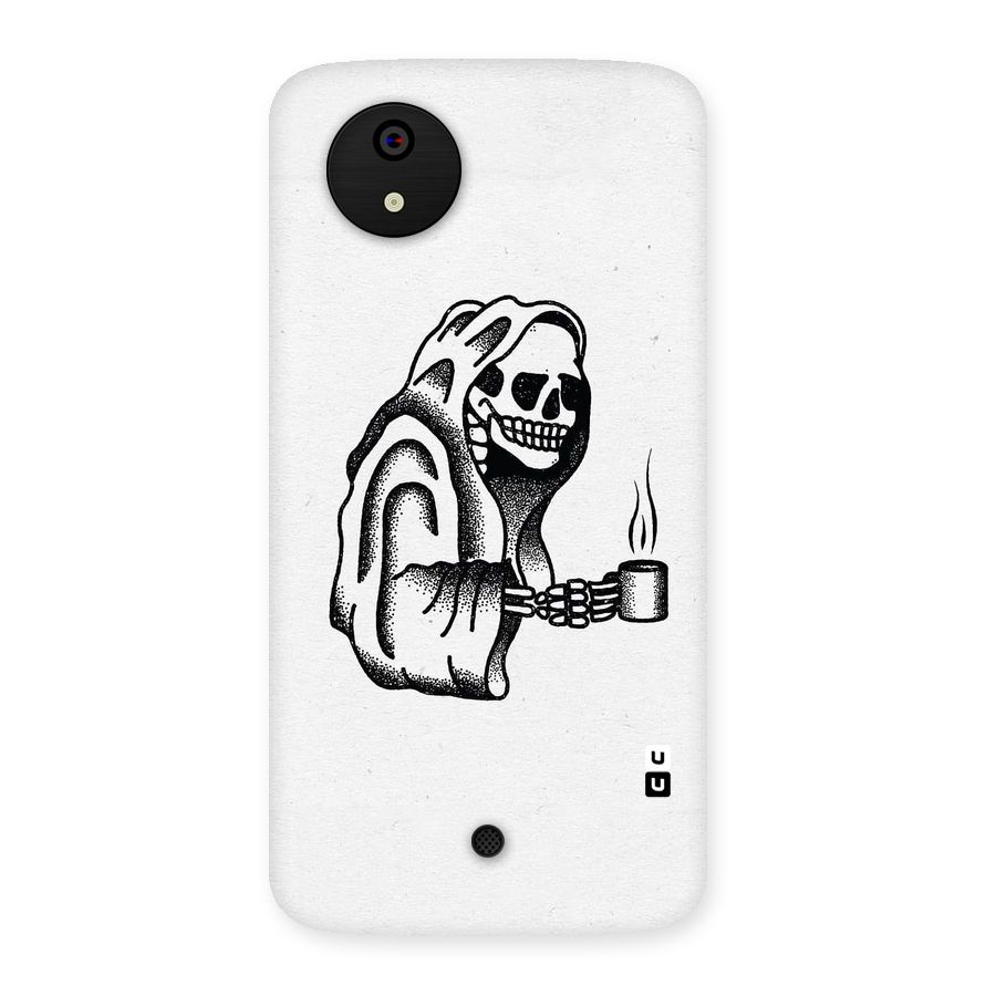 Dead But Coffee Back Case for Micromax Canvas A1
